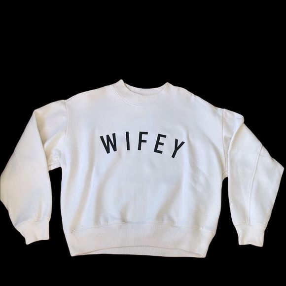 Wool + Pepper Co. Sweaters - NWT Wool + Pepper Co. WIFEY Crewneck Sweatshirt